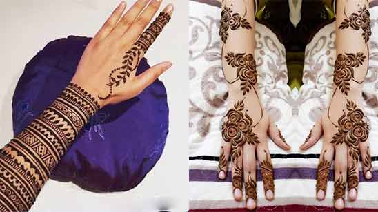 Arabic Mehndi Design for Front Hand